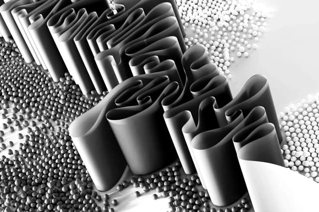 3D wave pattern with abstract background