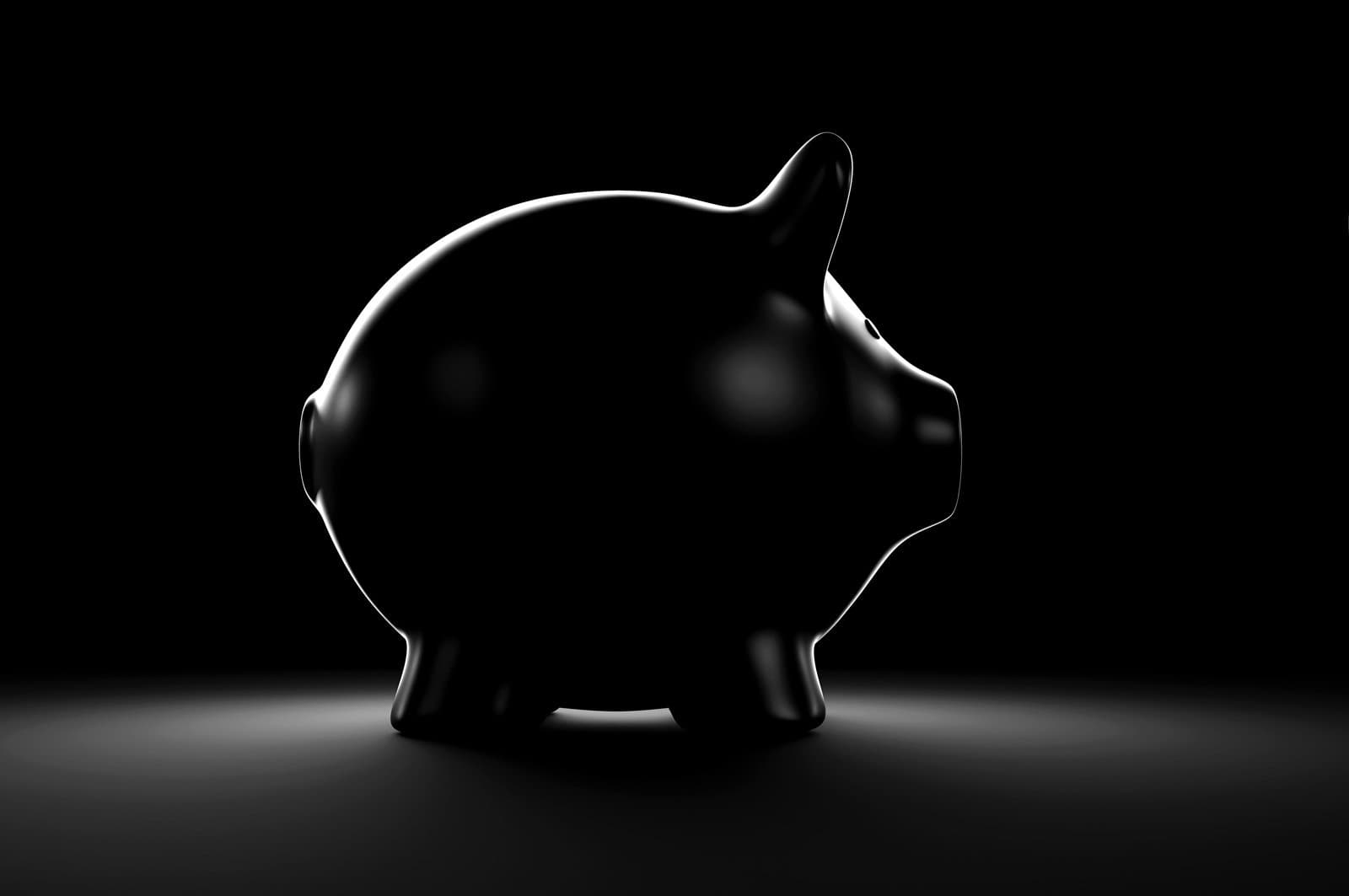Backlit piggybank