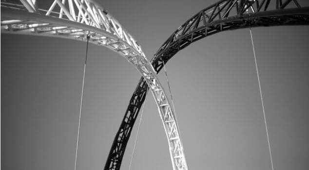 A pedestrian footbridge across the Swan River Perth